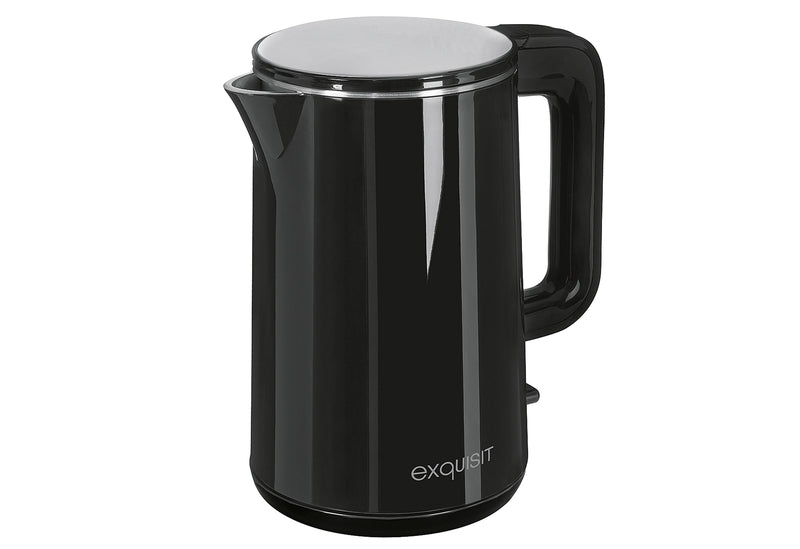 EXQUISIT Wasserkocher WK 6103 1,5l Volumen Doppelwandig