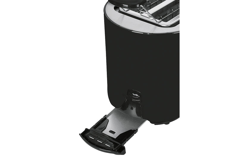 EXQUISIT 2-Scheiben-Toaster TA 6103 7 Bräunungsstufen schwarz