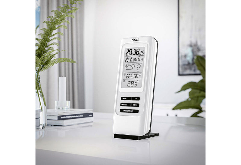 MEBUS Funk-Wetterstation 17x7,4x7cm