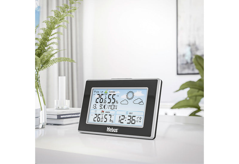 MEBUS Funk-Wetterstation 15x9,6x2,2cm
