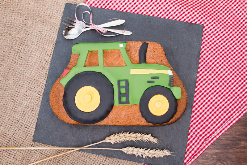 STÄDTER Backform Schorsch der Traktor 29,5x18cm / H6cm