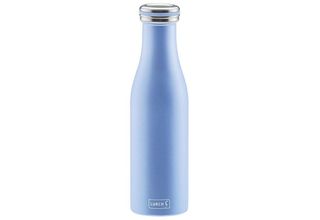 LURCH Isolierflasche Edelstahl 500ml pearl blue