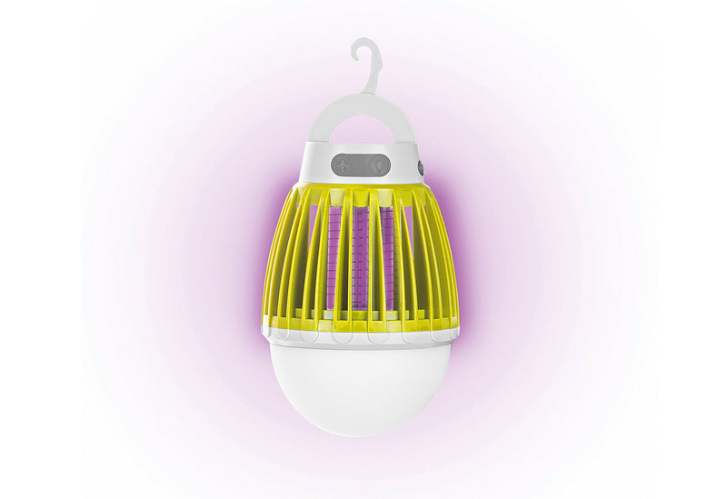 GENIUS 3in1 Lichtfalle Insektenschutz Taschen-und Hängelampe