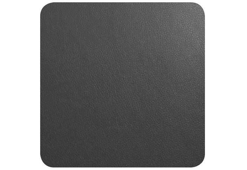 ASA Glasuntersetzer Lederoptik basalt 10x10cm 4Stück