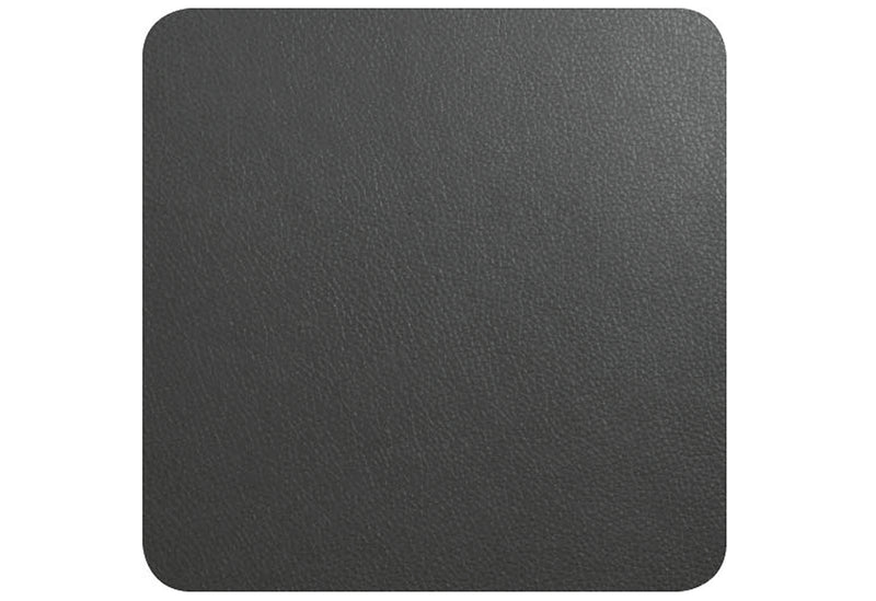 ASA Glasuntersetzer Lederoptik basalt 10x10cm 4Stück