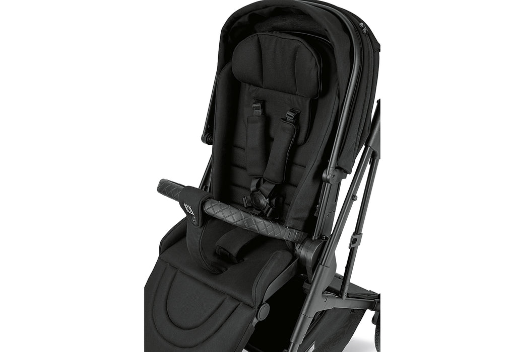 MOON Kombi-Kinderwagen PIÙ schwarz