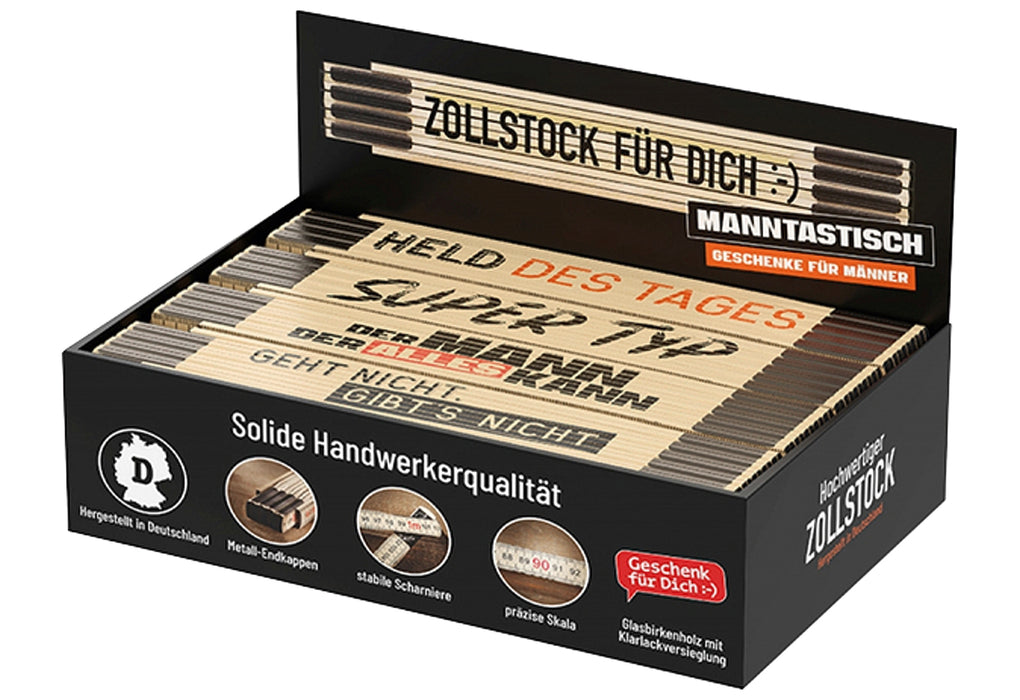 LA VIDA Display Zollstock Mann 16er