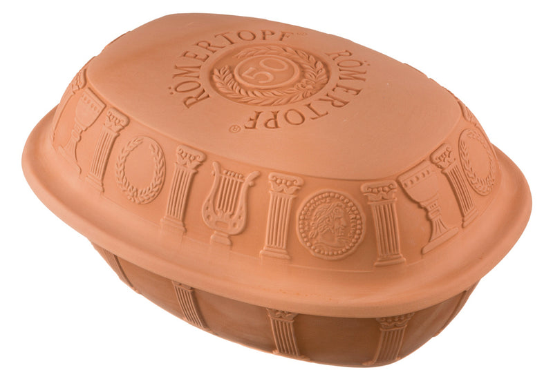 RÖMERTOPF Jubiläums-Bräter 50 Jahre, bis zu 8 Personen