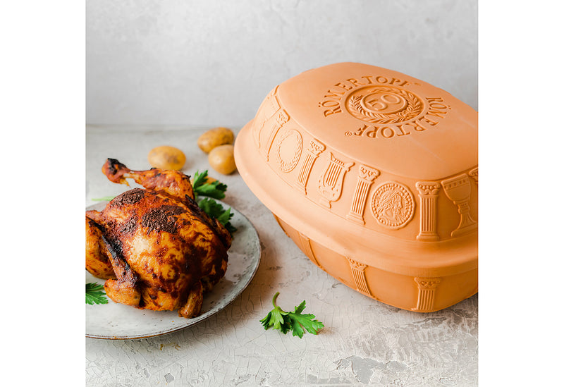 RÖMERTOPF Jubiläums-Bräter 50 Jahre, bis zu 8 Personen