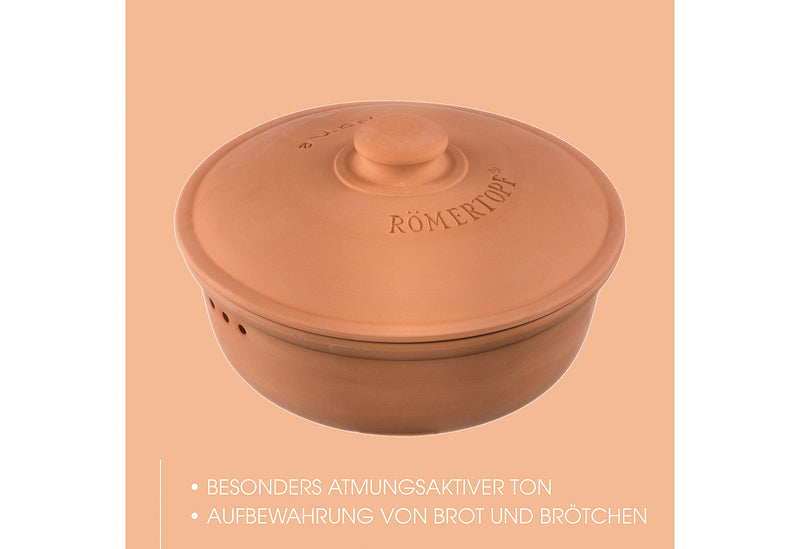 RÖMERTOPF Brot - Frische-Topf rund terracotta