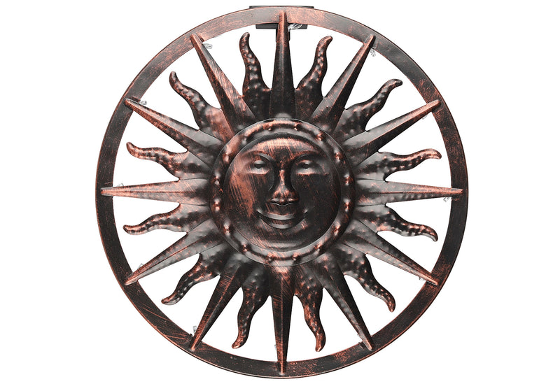 HI LED Solar Wandlicht Sonne 40x4cm