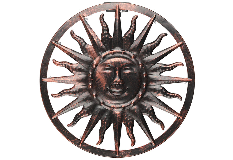 HI LED Solar Wandlicht Sonne 40x4cm