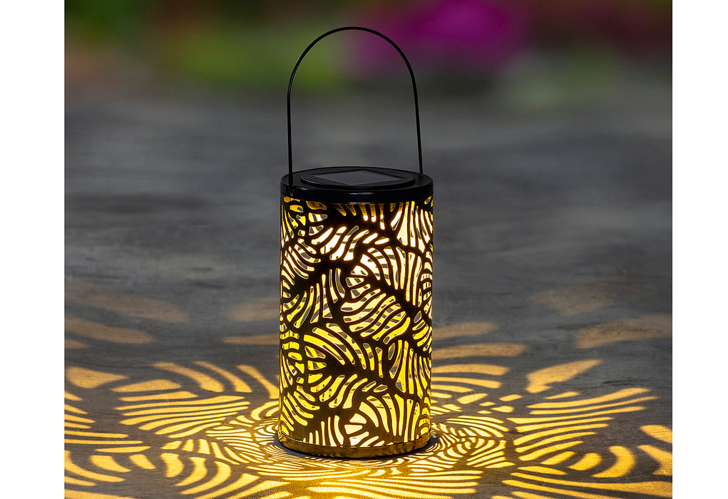 HI LED Solar Laterne 10x10x18cm versch. Designs