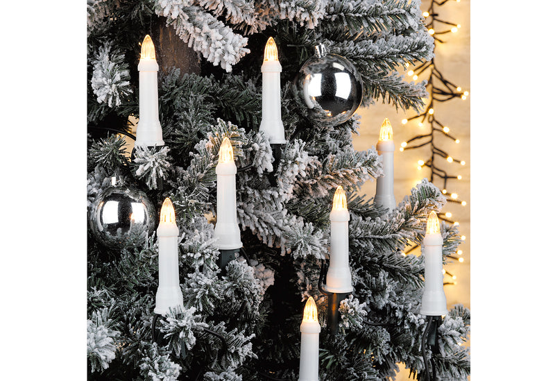 HI Christbaumlichterkette mit 30 LED warmweiß für außen