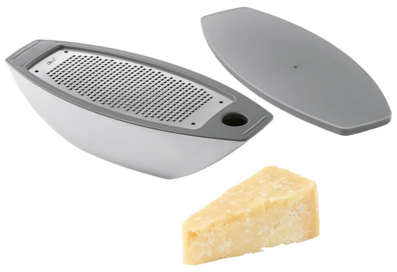 ZACK Käsereibe Parna Edelstahl 20,5x5,5x8,8cm