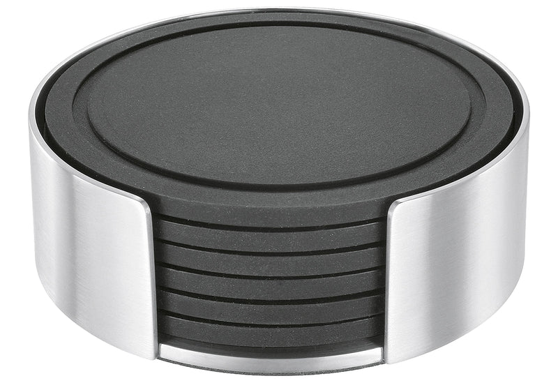 ZACK Untersetzer mit Halter Vetro rund 6Stück