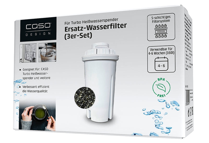 CASO Ersatzfilter für Heißwasserspender 3er Set