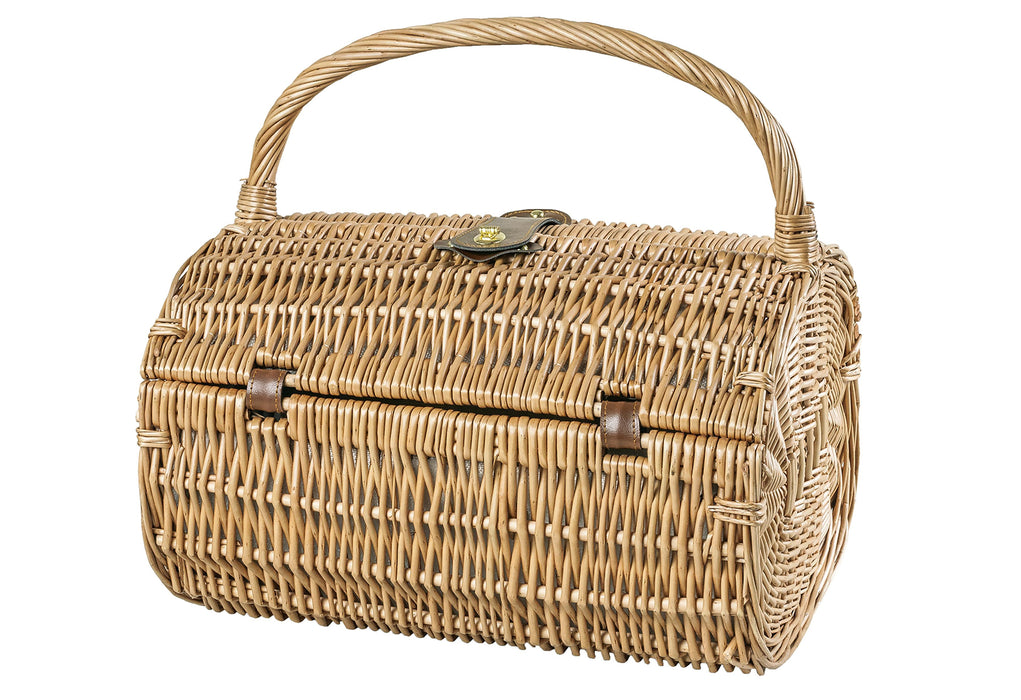 ADAM SCHMIDT Picknickkorb Vollweide 4 Personen 42x36x26cm natur