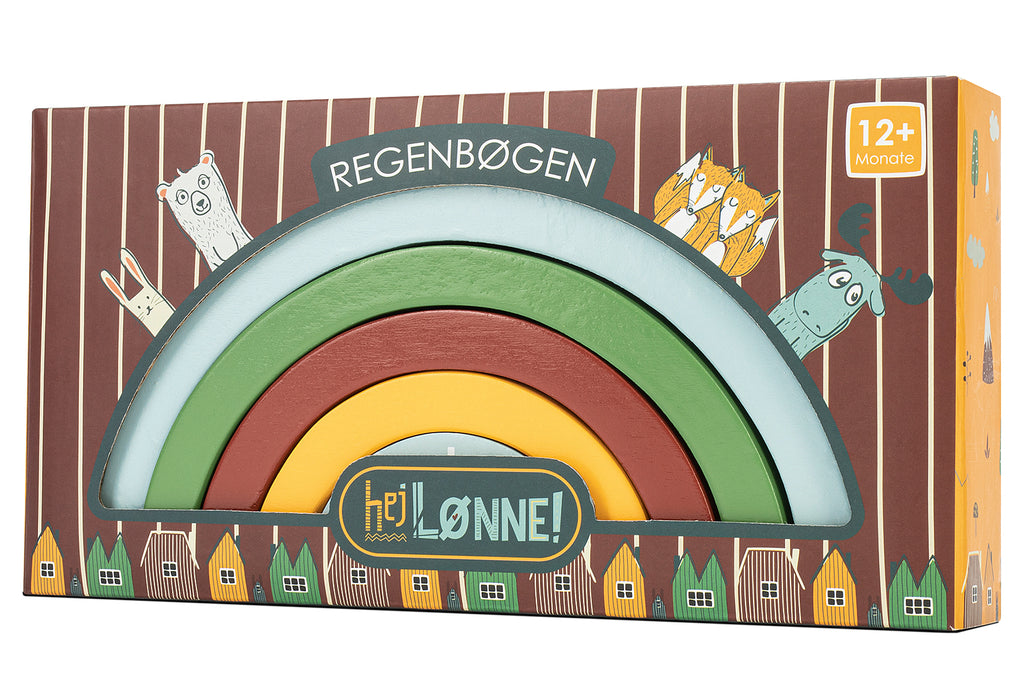 HEJ LØNNE Holz-Regenbogen