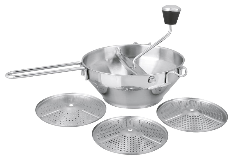 Dr. Oetker Passiergerät Edelstahl inkl. 3 Lochscheiben