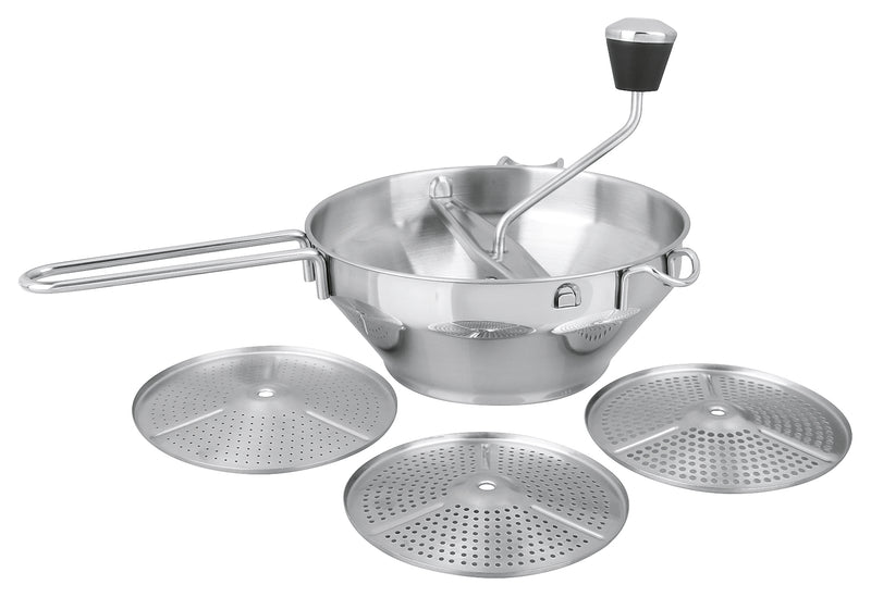 Dr. Oetker Passiergerät Edelstahl inkl. 3 Lochscheiben