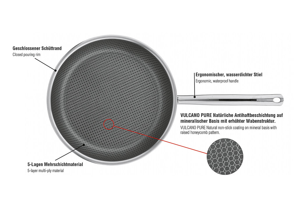 SPRING Bratpfanne Cut Resist Pure 28cm