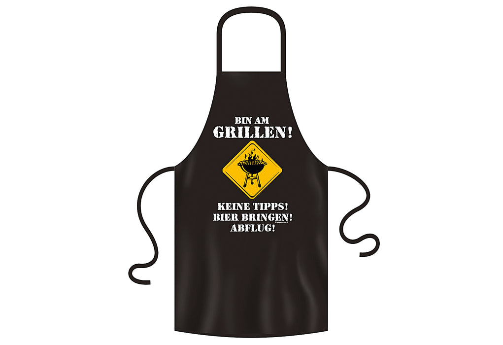 Grillschürze bin am Grillen 100x70cm