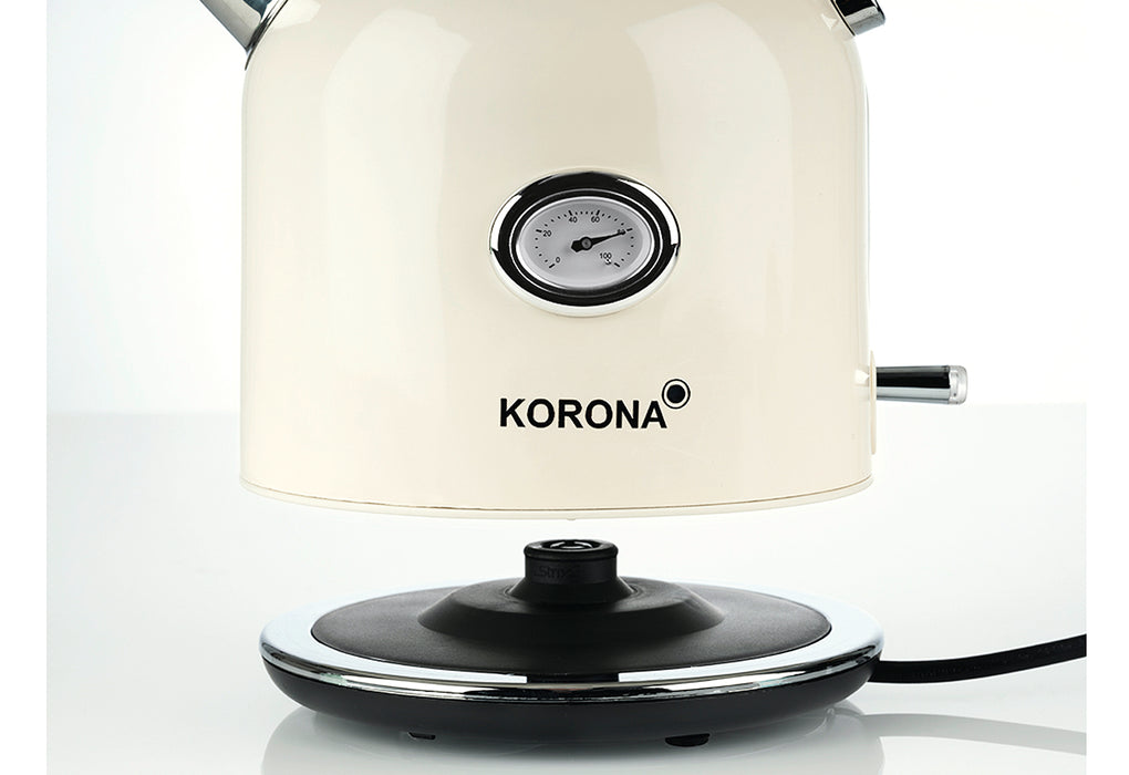 KORONA 20666 Wasserkocher Retro 1,7l cream