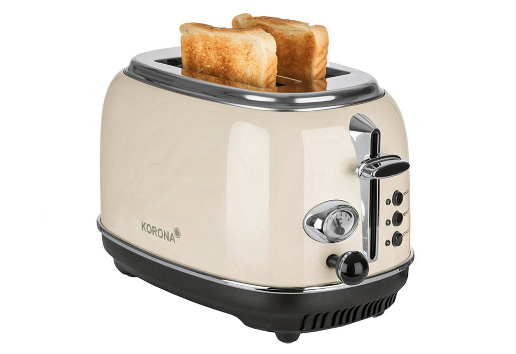 KORONA Retro 2-Scheiben Toaster cream