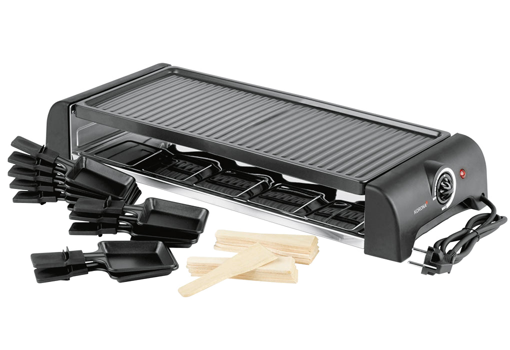 KORONA 45060 Raclette Grill 10er 1.500Watt schwarz