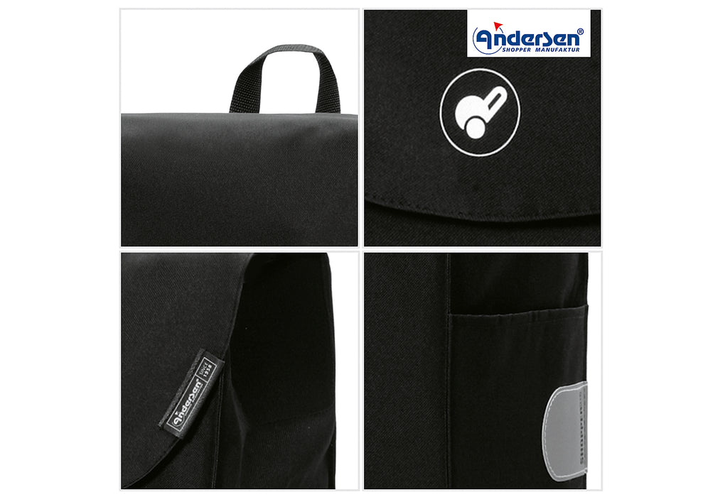 ANDERSEN Einkaufsroller Scala Shopper Walker schwarz