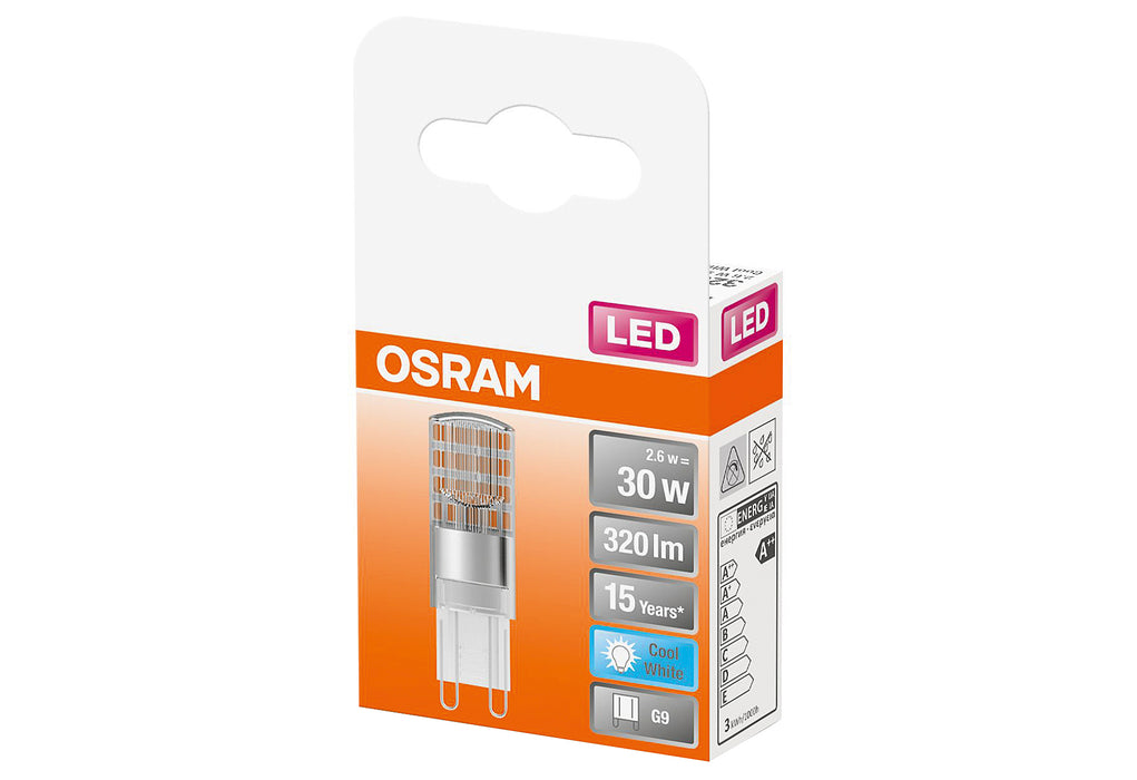 OSRAM LED PIN G9 2,6W 320lm 4000K Kalt weiß