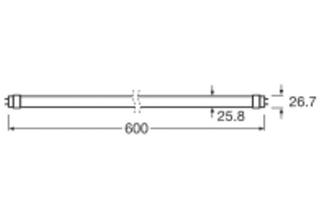 OSRAM LED Tube 600mm 6,6W 800lm 4000K KVG