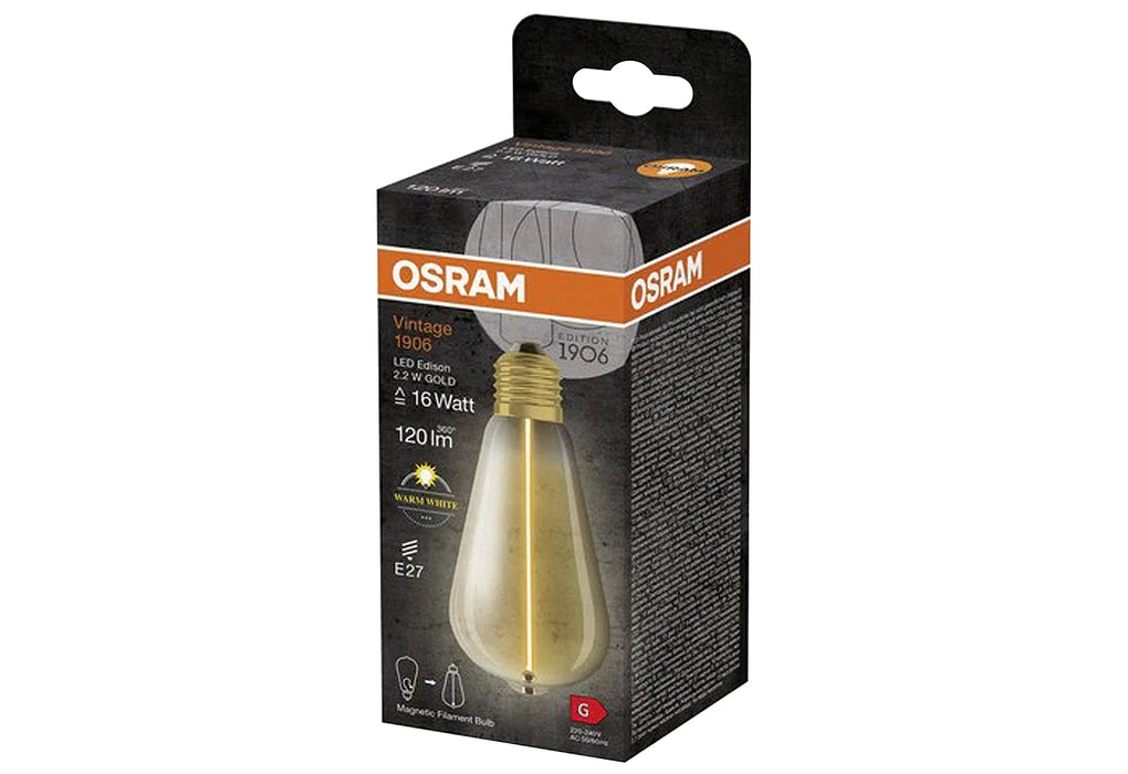 OSRAM LEDFIL ST-MAG 2,2W 150lm 2700K klar E27