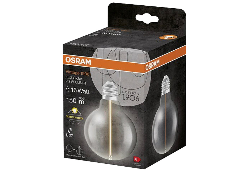 OSRAM LEDFIL Globe 95-MAG 16 2,2W 150lm 2700K klar E27