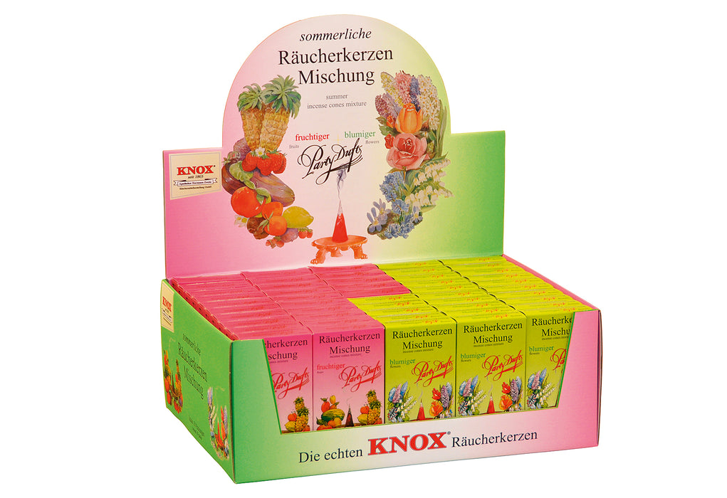 KNOX Räucherkerze Sommermischung 50er display