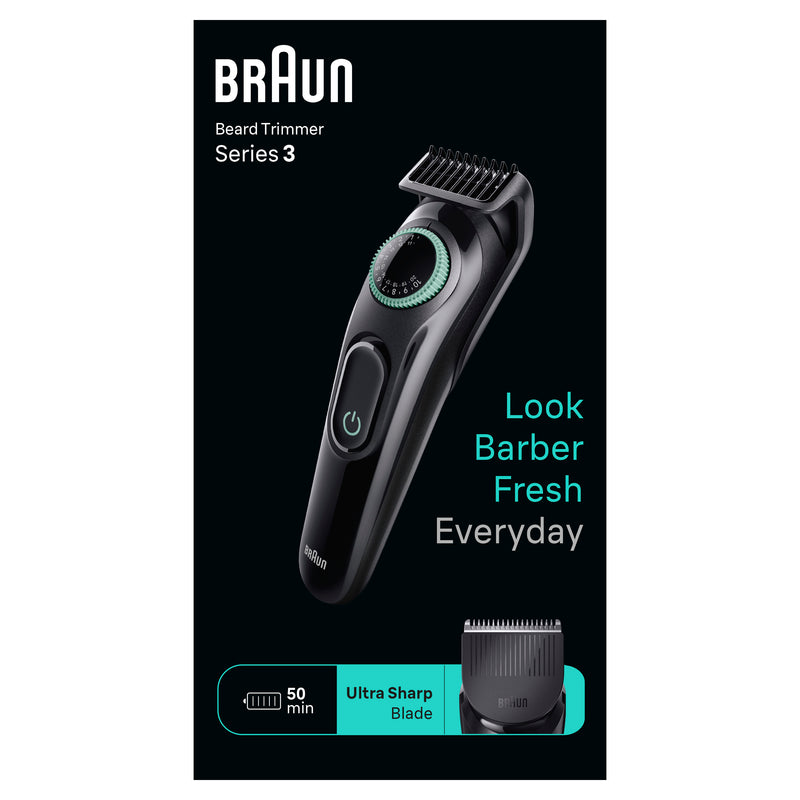 BRAUN Barttrimmer BeardTrimmer Series 3 BT3411