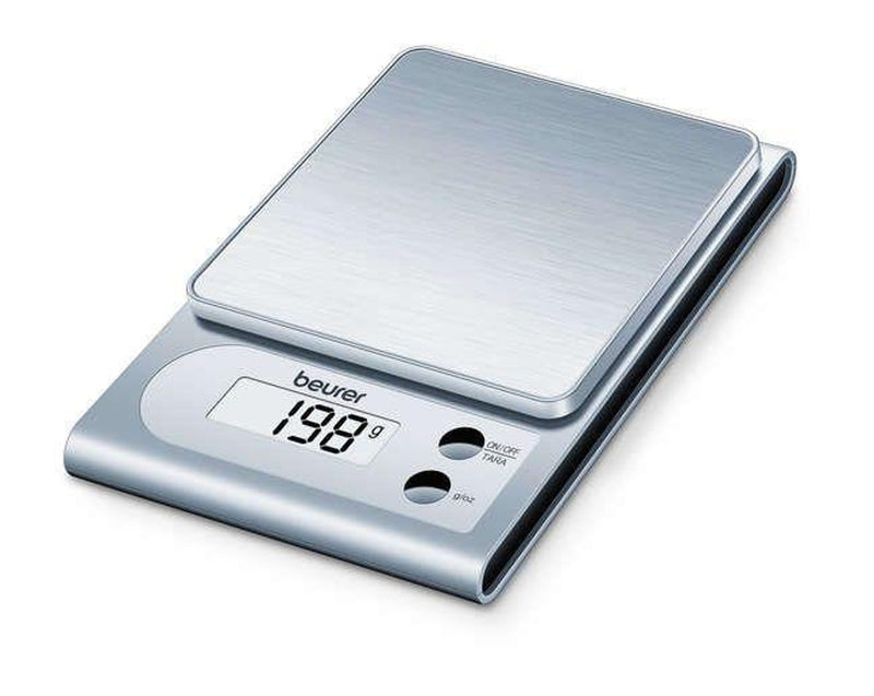 BEURER Küchenwaage KS 22 Digital, Tragkraft 3kg silber