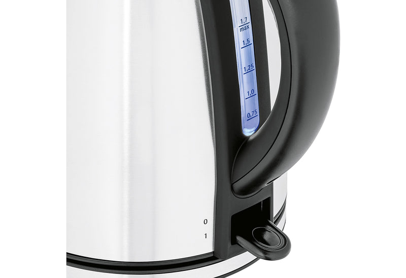 WMF Wasserkocher Stelio Wasserstandsanzeige 1,7 l 2400 Watt Edelstahl
