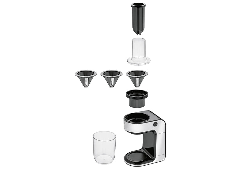 WMF Spiralschneider Kult X Auffangbehälter (1,25 l) 80 Watt Cromargan matt