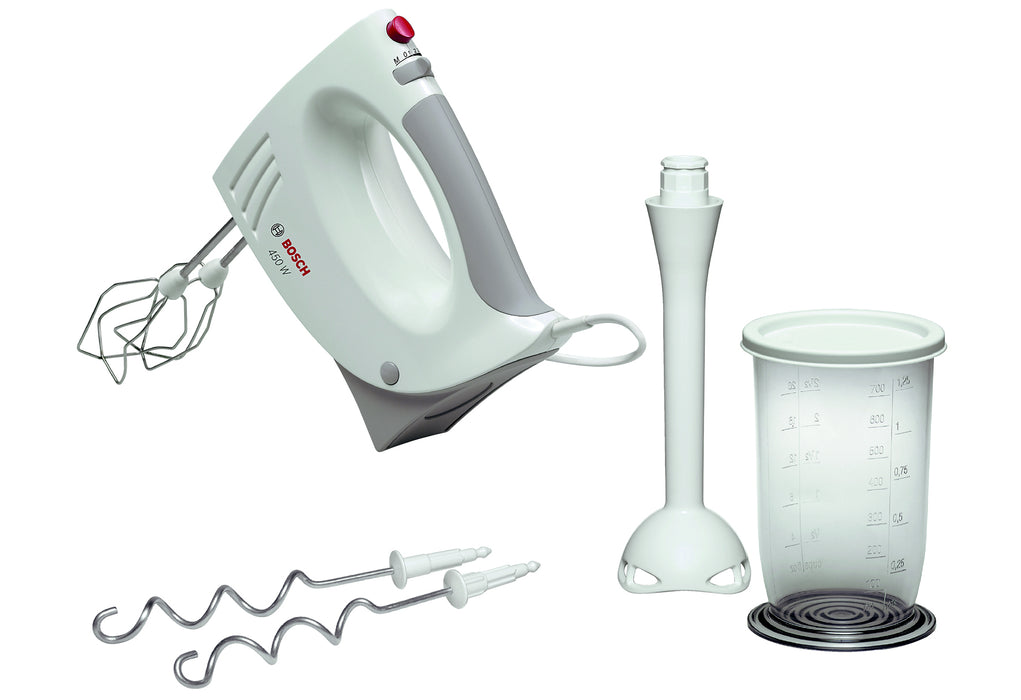 BOSCH Handrührer MFQ 3540 450 Watt mit Mixbecher weiß