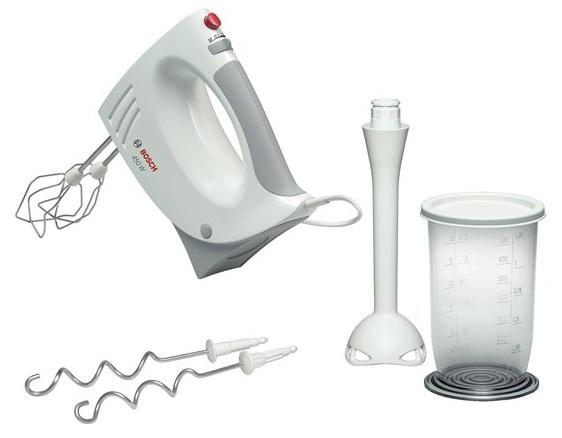 BOSCH Handrührer MFQ 3540 450 Watt mit Mixbecher weiß