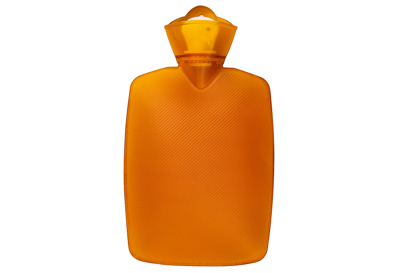HUGO FROSCH Wärmflasche Klassik Plant 1,8l orange