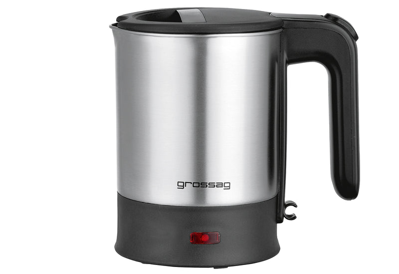 GROSSAG Reise-Wasserkocher Edelstahl-Topf 0,5l