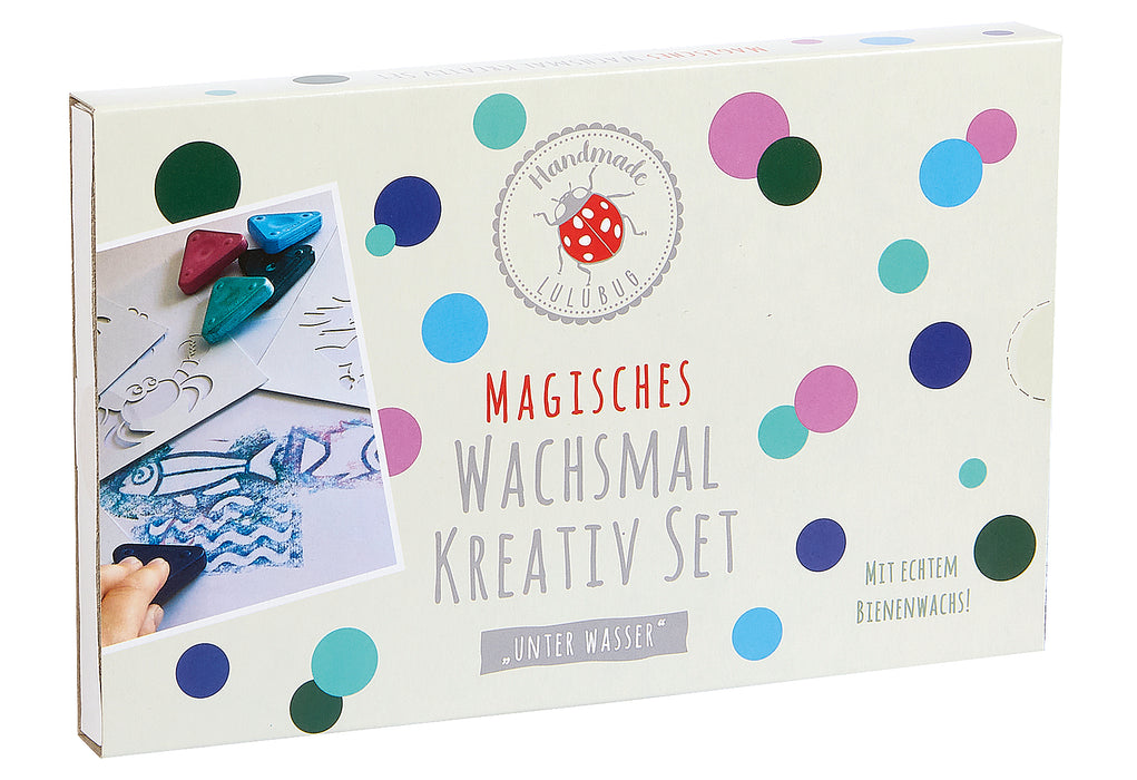 LULUBUG Wachsmal Kreativ Set Wasser