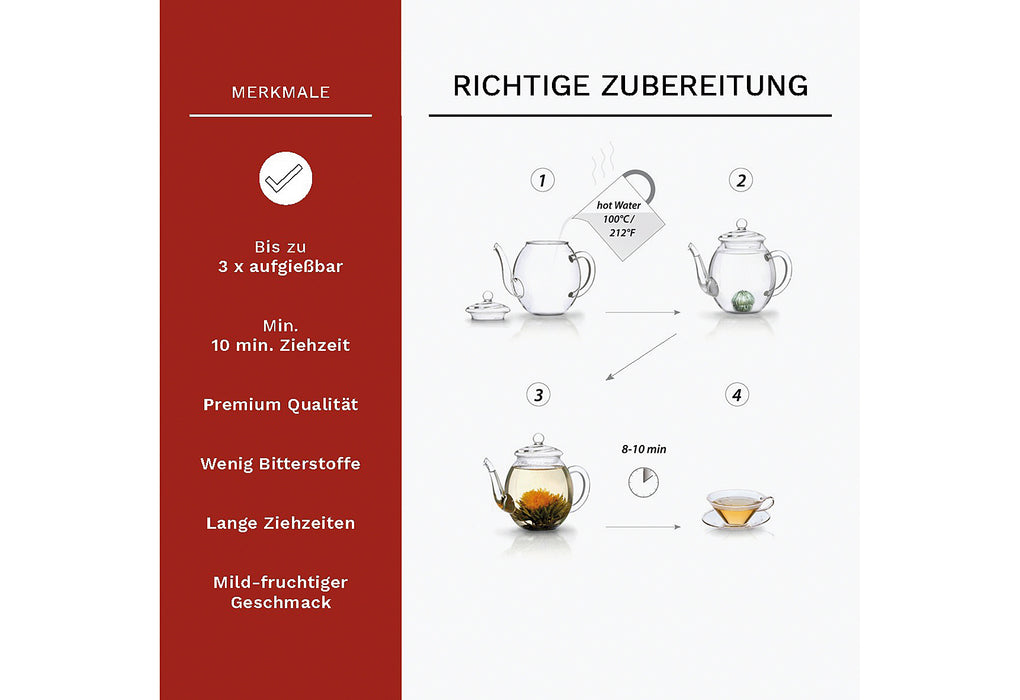 CREANO Erblüh-Tee Weißer Tee 72er Pack