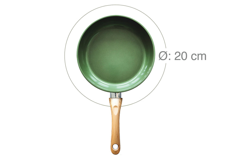 JUST VEGAN Bratpfanne CeraVegan 20cm Aluminium