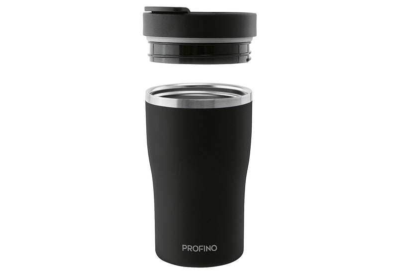 PROFINO Kaffeebecher Barista 250ml schwarz