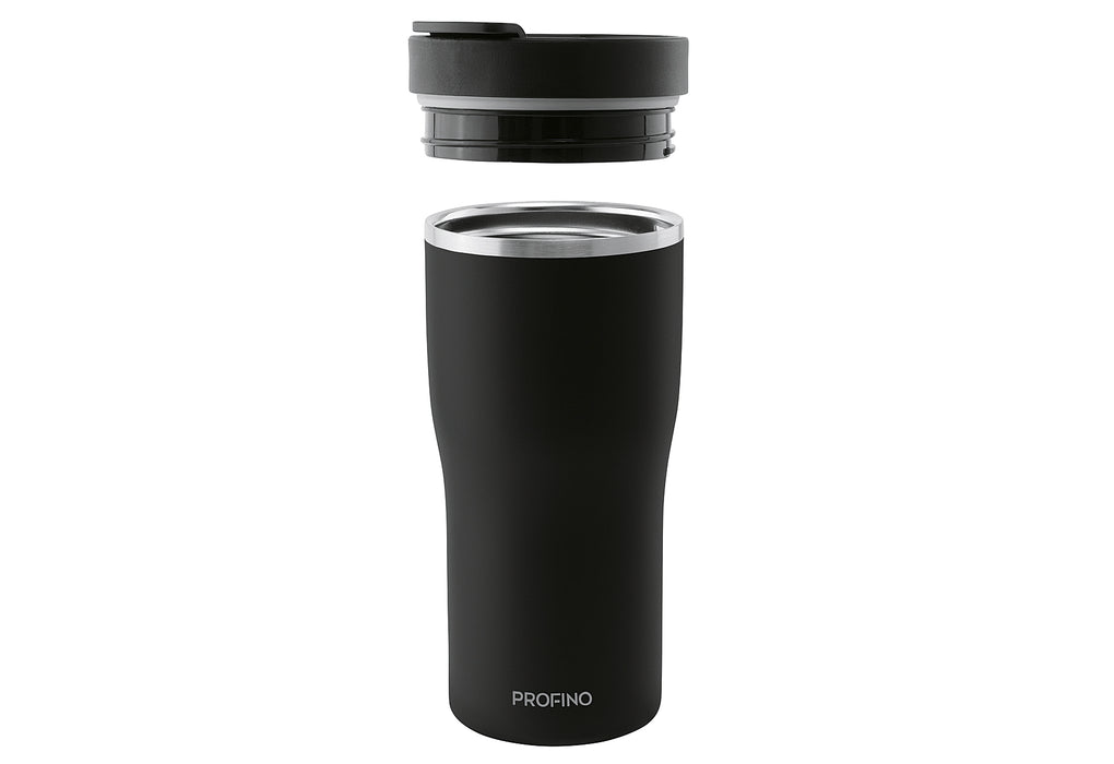 PROFINO Kaffeebecher Barista 350ml schwarz