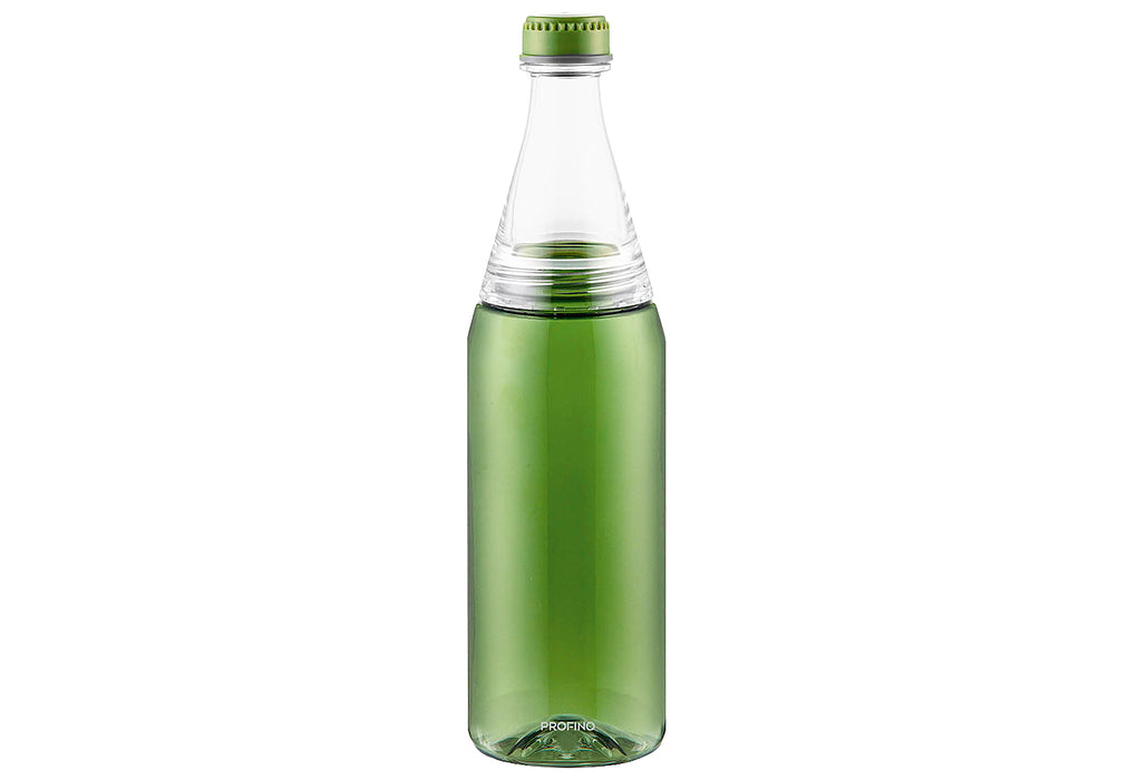 PROFINO Wasserflasche Sparkle 750ml grün